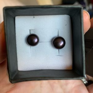 Tahitian black Pearl 14K